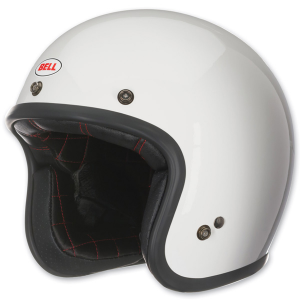 Bell - Custom 500 White Open Face Helmet