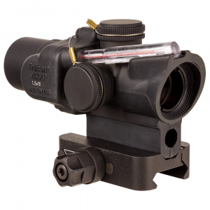 Trijicon ACOG 1.5x16S Dual Illum Red Ring /2 MOA Center Dot Compact Riflescope w/Q-LOC Mount TA44-C-400330
