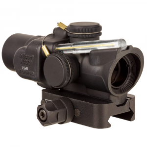 Trijicon ACOG 1.5x16S Low Height Dual Illum Amber Ring/2 MOA Center Dot Riflescope w/Q-LOC Mount TA44-C-400332