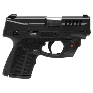 Savage Arms Stance MC9MS 9mm 3.2" 1:10" Bbl Black Semi-Auto Pistol w/Viridian E-Series Red Laser, (1) 7rd & (1) 10rd Mags 67046