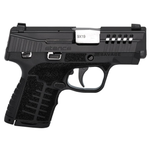 Savage Arms Stance MC9MS 9mm 3.2" 1:10" Bbl Black Semi-Auto Pistol w/TruGlo Night Sights, (1) 7rd & (1) 8rd Mags 67002