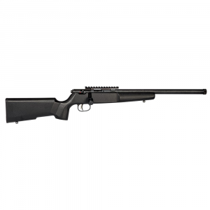 Savage Arms Rascal Target .22 LR 16.13" 1:16" 1/2x28 Bbl Black Hardwood BA Single-Shot Rifle w/Ear Plugs & Firearms Lock 13823