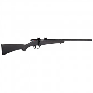 Savage Arms Rascal FV-SR .22 LR 16.13" 1:16" 1/2x28 Bbl Black BA Single-Shot Rifle w/Ear Plugs & Firearms Lock 13834