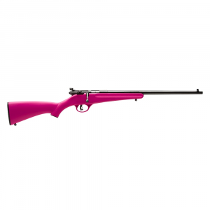 Savage Arms Rascal .22 LR 16.13" 1:16" Bbl Pink BA Single-Shot Rifle 13780