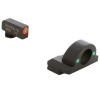 Ameriglo Ghost Ring Green Tritium Outline Front, Rear Night Sight for Glock Gen 1-4 17,19,22-24,26,27,33-35,37-39
