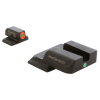 Ameriglo i-Dot Green Tritium Outline Front, Single Dot Rear Night Sight for S&W M&P (Excl. .22,.380, Shield, EZ, Pro)