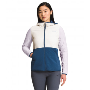 The North Face - Womens Mountain Sweatshirt Hoodie - MD Gardenia White/Lavender Fog/Shady Blue