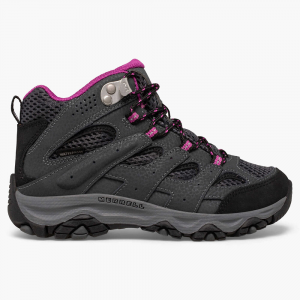 Merrell - Big Kids Moab 3 Mid Waterproof - 11 Regular Granite/Berry