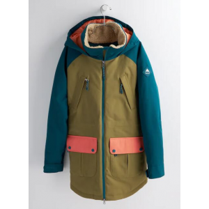 Burton   Women's Prowess Jacket   XS Shaded Spruce / Martini Olive / Persimmon