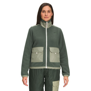 The North Face - Womens Royal Arch Full Zip Jacket - XS Thyme/Tea Green/Gardenia White