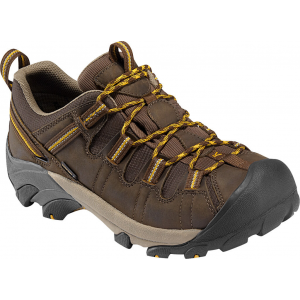 Keen - Targhee II Men's Waterproof Hiking Shoe - Cascade Brown/Golden Yellow Wide 11.5