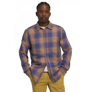 The North Face - Mens Arroyo Lightweight Flannel - MD Almond Butter Medium Half Dome Shadow Plaid