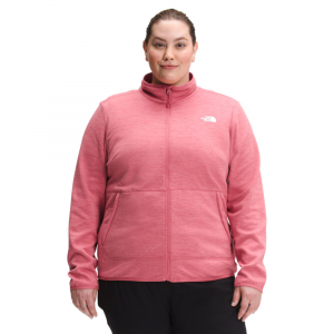 The North Face - Womens Plus Canyonlands Full Zip - 1X Slate Rose Heather