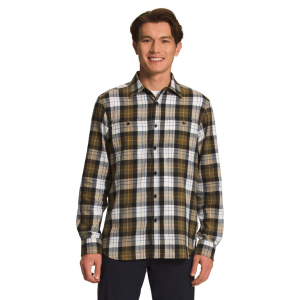 The North Face - Mens Arroyo Lightweight Flannel - MD Military Olive Medium Icon Plaid 2