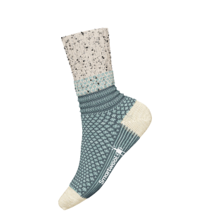 Smartwool - Everyday Popcorn Cable Crew Socks - MD Pewter Blue