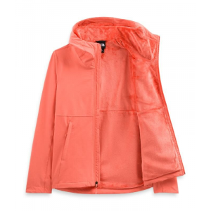 The North Face - Womens Shelbe Raschel Hoodie - LG Coral Sunrise