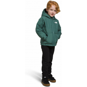 The North Face - Kids Reversible Perrito Hooded Jacket - 7 Dark Sage