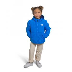 The North Face - Kids Reversible Mt Chimbo Full Zip Hooded Jacket - 4 Optic Blue