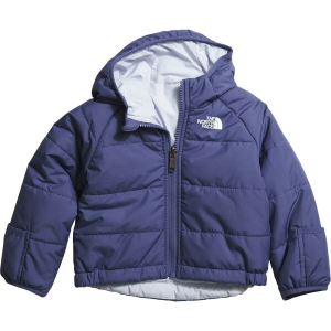 The North Face - Baby Reversible Perrito Hooded Jacket - 6M Cave Blue