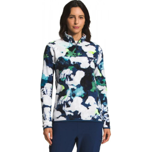 The North Face - Womens TKA Glacier 1/4 Zip - MD Summit Navy Abstract Floral Print