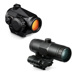 VORTEX Crossfire 2 MOA Red Dot Sight and VMX-3T Magnifier (CF-RD2+VMX-3T) - Vortex