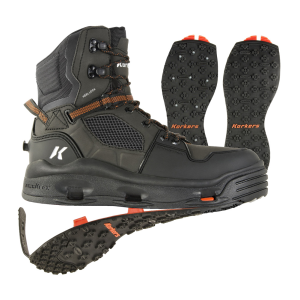 KORKERS Terror Ridge Kling-On And Studded Kling-On Soles Brown Olive/Rust Boot (FB5220) - Korkers