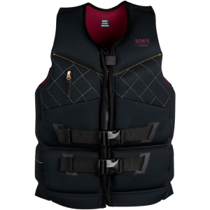 RONIX Womens Supernova Capella 3.0 US/CA CGA Black / Merlot Life Vest (214123) - Ronix