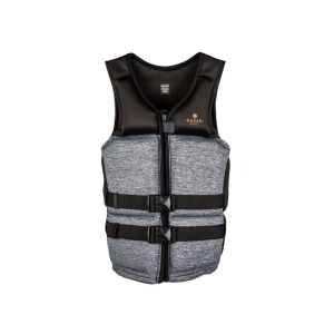 RADAR Boy's TRA Heather Gray/Orange/Black 75-125 Lbs CGA Life Vest  (214271) - Radar