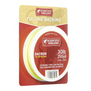 SCIENTIFIC ANGLERS Backing Dacron 30lb 250yd Yellow Fly Line (704886) - Scientific Anglers