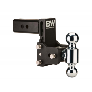 B&W Tow & Stow Model 8 Black Powder 1-7/8 x 2 Dual Ball Hitch (TS10038B)