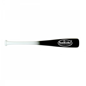 BAMBOOBAT One Hand White Handle/Black Barrel Training Baseball Bat
