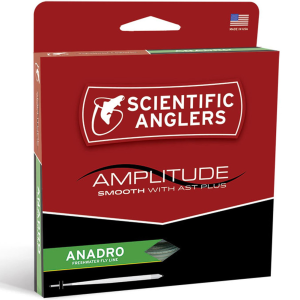 SCIENTIFIC ANGLERS Amplitude Smooth Anadro/Nymph Moss/Willow/Orange Fly Line - Scientific Anglers