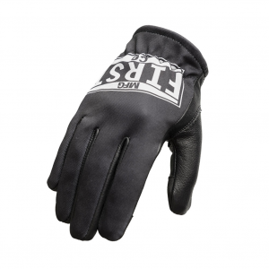 FIRST MFG Clutch Black Motorcycle Leather Gloves (FI230-PM-BLK)