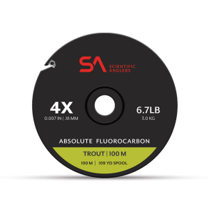 SCIENTIFIC ANGLERS Absolute Fluorocarbon Trout 100m Clear Tippet - Scientific Anglers