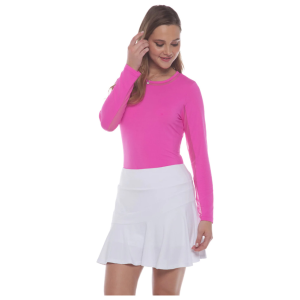 IBKUL Women's Solid Flounce Skort (20000) - Ibkul