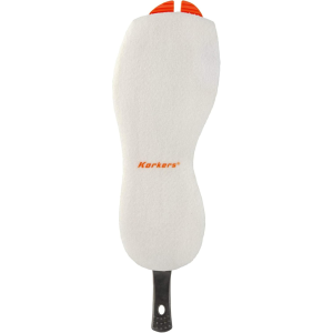 KORKERS OmniTrax v3.0 Felt White/Orange Sole (FA3010) - Korkers