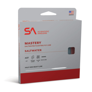 SCIENTIFIC ANGLERS Mastery Saltwater Taper Sunrise and Light Blue Fly Line - Scientific Anglers