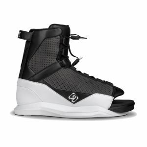RONIX Men's District Stage 2 White and Black Boot - Ronix
