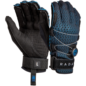 RADAR Vapor-A Boa Black/True Blue Ariaprene Inside-Out Gloves - Radar