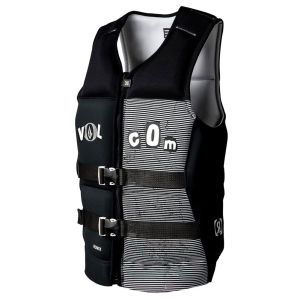 RONIX Men's Volcom Capella 3.0 Black/White Clippings CGA Life Vest - Ronix