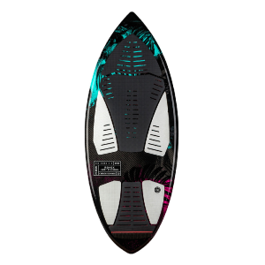 RONIX Womens Carbon Air Core 3 Skimmer 4ft4in Black / Mint / Coral Wakesurf (212470) - Ronix