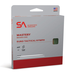 SCIENTIFIC ANGLERS Mastery Euro Tactical Nymph Double Taper Mist Green/Orange Fly Line (140799) - Scientific Anglers
