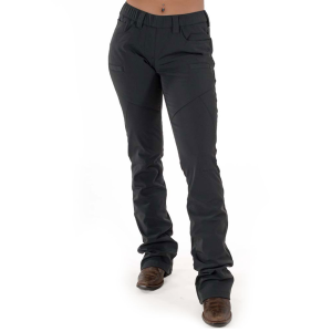 Cowgirl Tuff Company Women's Work Hard Play Hard Charcoal Pants (C08-JWOHPD-GRY) - B.Tuff