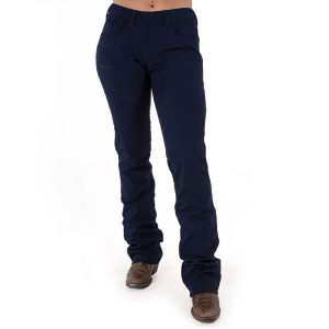 Cowgirl Tuff Company Women's Work Hard Play Hard Navy Pants (C08-JWOHPD-NVY) - B.Tuff
