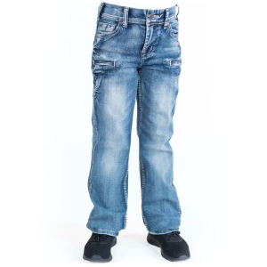 B.TUFF Boy's Casey II Medium Wash Jeans (B01-MCASII-MWH) - B.Tuff