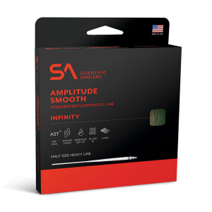 SCIENTIFIC ANGLERS Amplitude Smooth Infinity Optic Green/Satin Orange/Creamsicle Fly Line - Scientific Anglers