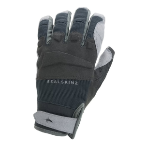 SEALSKINZ Sutton Black/Grey XXL Waterproof All Weather MTB Gloves (12100075010150) - Sealskinz