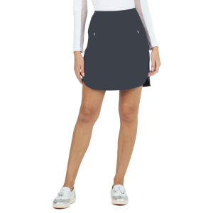 IBKUL Solid 17.5in Straight Skort (28000) - Ibkul