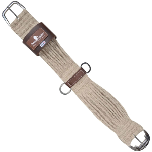 CLASSIC EQUINE 100% Mohair 31 Strand Straight Natural Cinch (CSC100N31) - Classic Equine