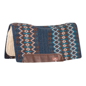 CLASSIC EQUINE SensorFlex Wool Contoured Top 34x38 Saddle Pad (SCWFP3422) - Classic Equine